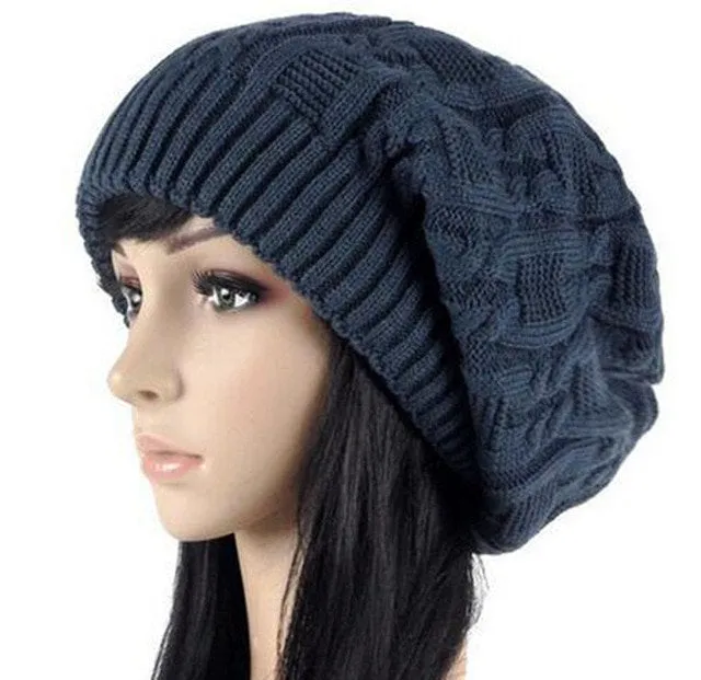 Womens Slouchy Beanie - Oversized Beanie - Baggy Beanie - Knit Loose Beanie - Beanie for Women