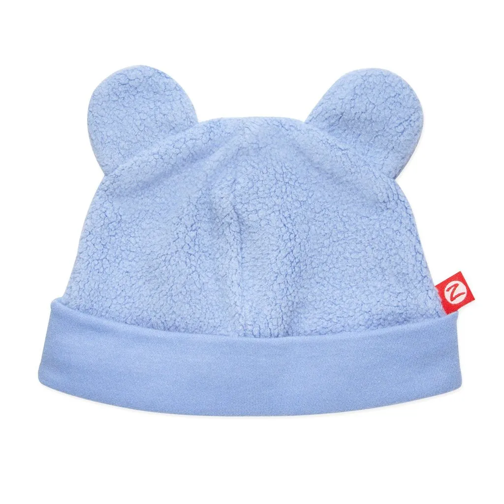 Zutano Baby Cozie Hat Light Blue